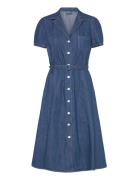 Butt D Denim Midi Dress Blue Polo Ralph Lauren