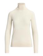 Silk-Blend Turtleneck Sweater Cream Lauren Ralph Lauren