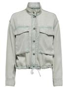 Onlkenya Life Acid Short Jacket Cc Otw Blue ONLY