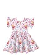 Print Smoc T-Shirt Dress Pink Gugguu