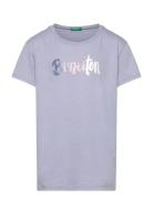 T-Shirt Purple United Colors Of Benetton