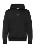 Essentials Puff Logo Hoodie Black SIXTH JUNE