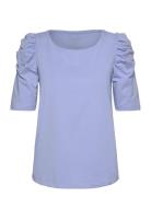 Cwadrienne - T-Shirt Blue Claire Woman