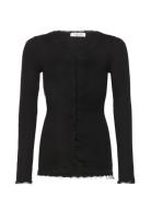 Rkbalta Modal Ls Lace Cardigan Black Rosemunde Kids