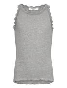 Rkbalta Sl Regular Lace Top Grey Rosemunde Kids