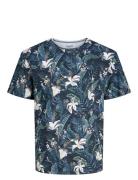 Jjebryan Aop Tee S/S O-Neck Sn Navy Jack & J S