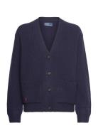 Wool-Cashmere V-Neck Cardigan Navy Polo Ralph Lauren