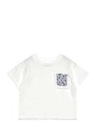 Patch Pocket T-Shirt White Mango