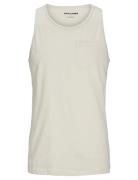 Jjjake Tampa Pocket Slub Tanktop White Jack & J S