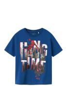 Nmmust Spider Nreg Ss Top Mar Blue Name It