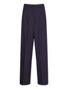 Wool-Blend Wide-Leg Pant Navy Polo Ralph Lauren