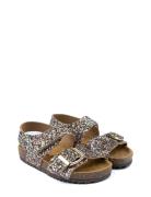 Bio? Velcro Sandal Patterned Pom Pom