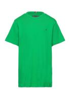 Essential Cotton Reg Tee Ss Green Tommy Hilfiger