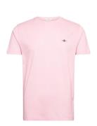 Slim Pique Ss T-Shirt Pink GANT