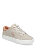 Classic Cupsole Lowlaceup Lth Wn Beige Calvin Klein