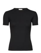 Modal Rib Slim Ss Top Black Calvin Klein