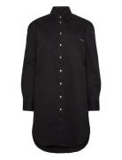 Cotton Relaxed Shirt Dress Black Calvin Klein Jeans