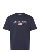 Graphic T-Shirt Navy GANT
