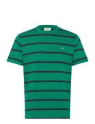 Striped Ss T-Shirt Green GANT