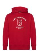 Graphic Sweat Hoodie Red GANT
