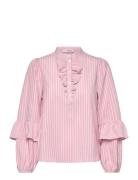 Karin Blouse Pink A-View