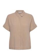 Srsamantha Freedom Ss Shirt Beige Soft Rebels