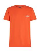 Hilfiger Summer Photo Tee Orange Tommy Hilfiger