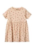 Jersey Dress S/S Anna Beige Wheat