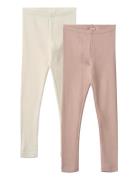 2 Leggings Jules Pink Wheat