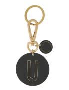 Personal Key Ring & Bagtag Black Design Letters