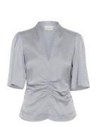 Gzbianca Blouse Blue Gestuz