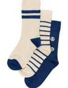 Minipop® Season Bamboo Socks 3 Pcs Blue Minipop