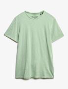 Raw Edge Slub T Shirt Green Superdry