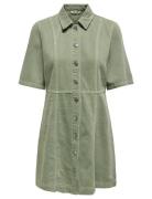 Onlsilla 2/4 Short Button Dress Cc Pnt Green ONLY