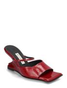 Egle Dark Red Sandals Red MIISTA