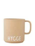 Favourite Cup With Handle Beige Design Letters