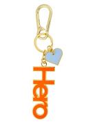 Key Ring & Bag Tag Orange Design Letters
