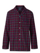 Miranda Organic Cotton Checked Flannel Pajama Set Red Lexington Home
