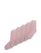 Minipop® Noos Bamboo Socks 5 Pack Pink Minipop