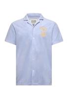 Short-Sleeved Regular Fit Towelling Shirt Blue Scotch & Soda