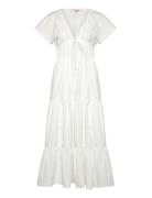 Fransisko Maxi Dress White A-View