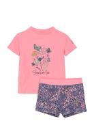 Baby T-Shirt Set S/S Pink Color Kids