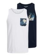 Jjhawaii Pocket Tanktop Sl 2Pk Mp Patterned Jack & J S