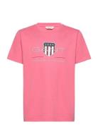 Archive Shield Ss T-Shirt Pink GANT