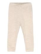 Wool Leggings Agi Cream Wheat