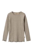 T-Shirt L/S Ida Grey Wheat