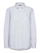 Tjw Rlx Linen Shirt Blue Tommy Jeans