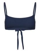 Textured Bikini Top Navy Lexington Clothing