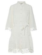 Yasthia 3/4 Shirt Dress S. White YAS