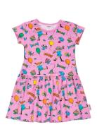 Fest Pippi Klänning Pink Martinex